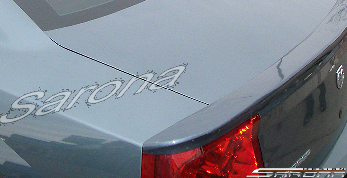 Custom Dodge Charger Trunk Wing  Sedan (2005 - 2010) - $249.00 (Manufacturer Sarona, Part #DG-019-TW)